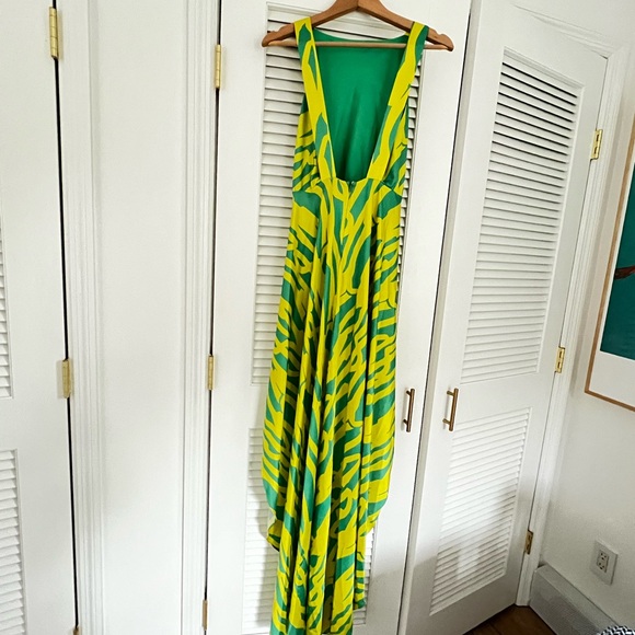 Alexis Rajiya Neon Sleeveless High-Low Dress - Picture 4 of 7